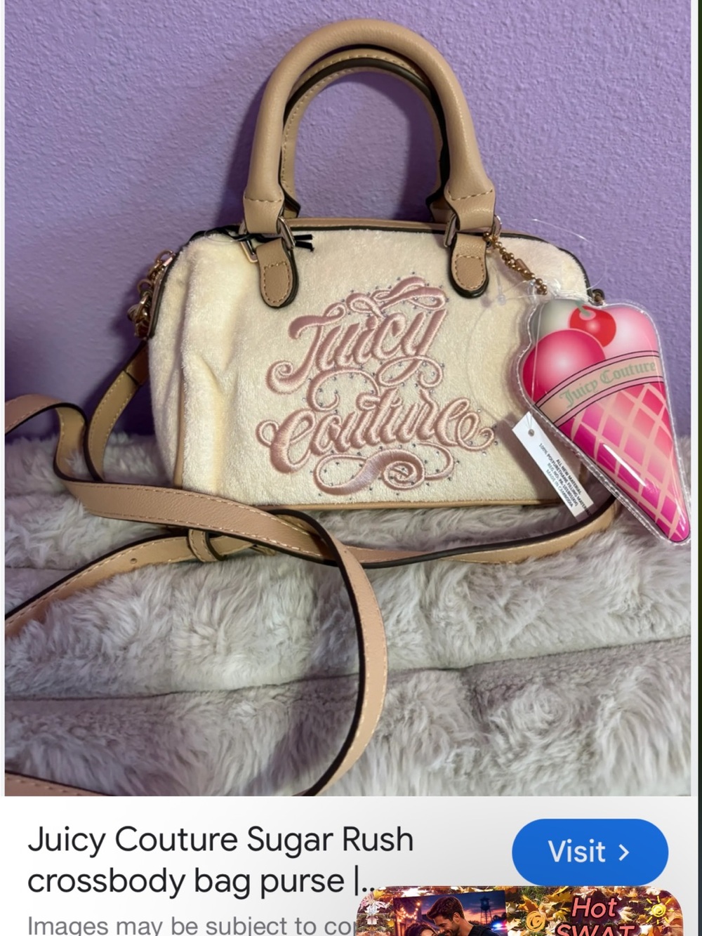 Juicy Couture Crossbody bag 🛍️🌸🩷